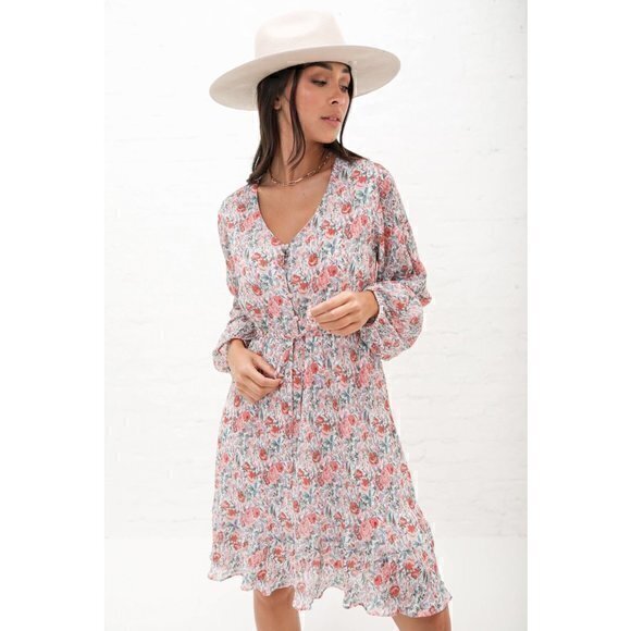 Mikarose Dresses & Skirts - Mikarose Emory Dress in Peach Amber Retro Size XL NWT